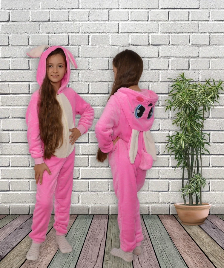 Кігурумі дитячий 01116 Зайчик Рожевий вельсофт