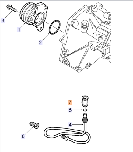 Втулка (фиксатор) трубки сцепления GM90522036 OPEL ASTRA-G/H/J CORSA-C/D/E MERIVA-A/B VECTRA-B/C ZAFIRA-A/B - фото 2 - id-p53469575