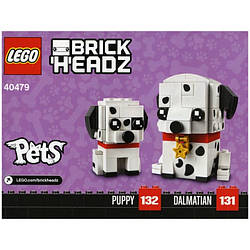 Конструктор LEGO Лего BrickHeadz 40479 Далматинець