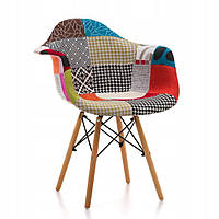 Крісло (стілець) для кухні обіднє Bonro Бонро В-437 PW PATCHWORK (42300035)