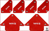 Набор магнитных держателей для сварочных работ 6 шт.Yato YT-08678