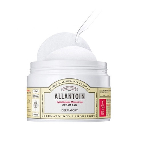 Dermatory Hypoallergenic Moisturizing Cream Pad Зволожуючі тришарові педи (60 шт.)