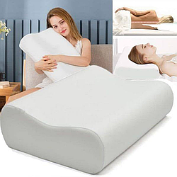 Ортопедична подушка з ефектом пам'яті 50x29x10/7см, Memory Foam Pillow / Анатомічна подушка для сну
