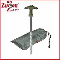 Комплект металевих наметових кілочків Carp zoom Bivvy Peg Set (25см, 10шт)