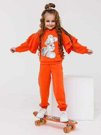 Дитячий спортивний костюм для дівчинки №403 | на ріст 116-134р., фото 2