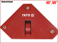 Струбцина магнитная для сварки 13,5 кг с выключателем Yato YT-0868