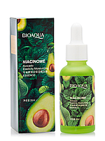 Поживна сироватка для обличчя BIOAQUA Niacinome Avocado Elasticity Moisturizing Essence з авокадо та пептидами