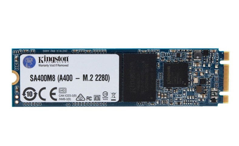 Накопичувач SSD 480GB M.2 SATA Kingston M.2 2280 SATA III TLC (SA400M8/480G)