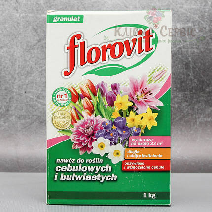 Добриво Florovit для садових та цибулевих квітів, 1 кг, фото 2