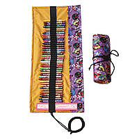 Органайзер пенал Рол для олівців, фломастерів, ручок, пензликів Злі пташки VS Thermal Eco Bag