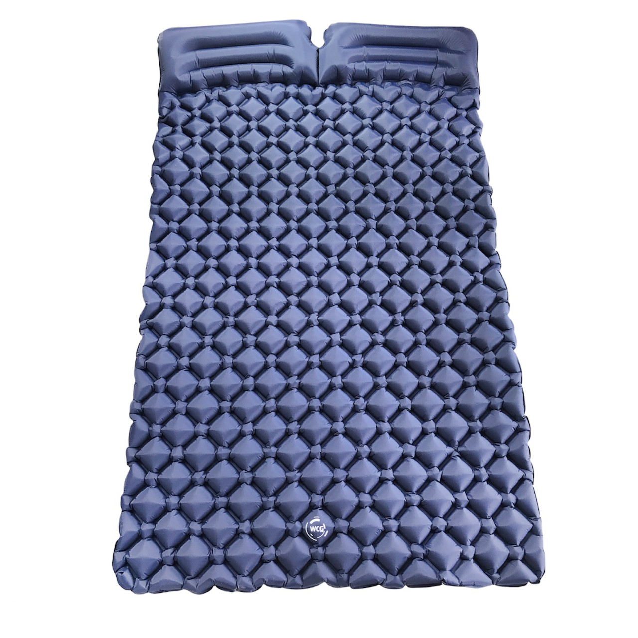 Двомісний надувний карімат похідний, туристичний WCG для кемпінгу (синій)