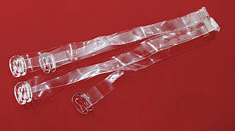 Бретелі силіконові 10 мм з пластиковими застібками