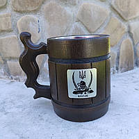 Дерев’яний кухоль 0,5л