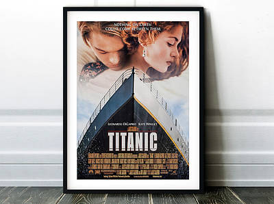 Плакат Titanic формат А3 без рам