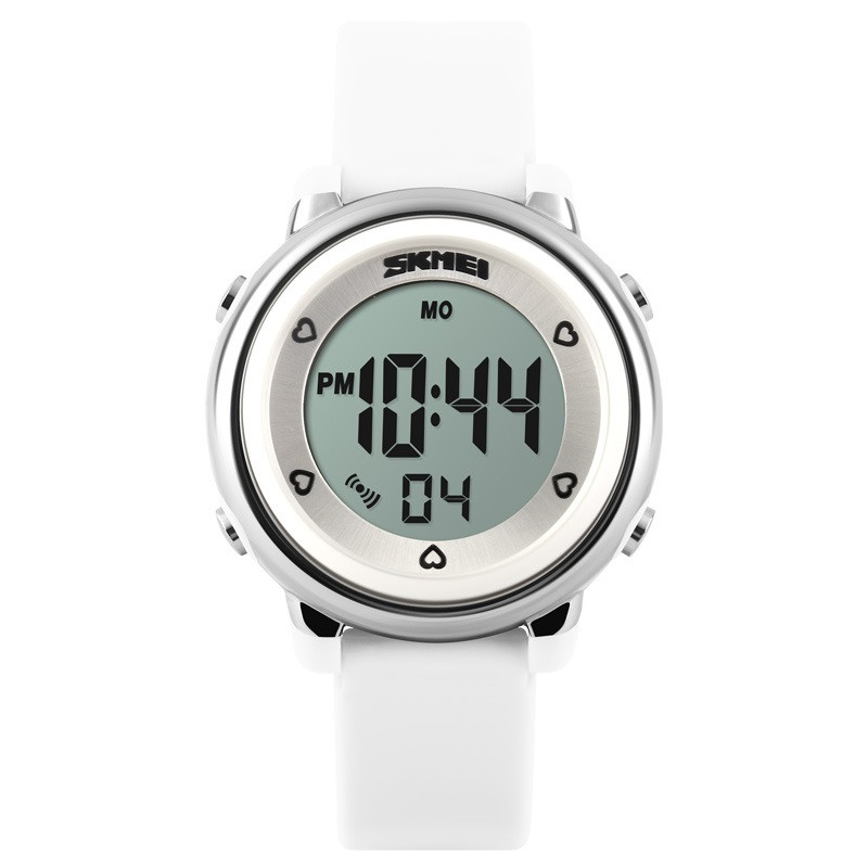 Skmei 1100 білі дитячі спортивні годинник