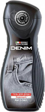 Гель для душа Denim Black Енергійний 250 мл, фото 1