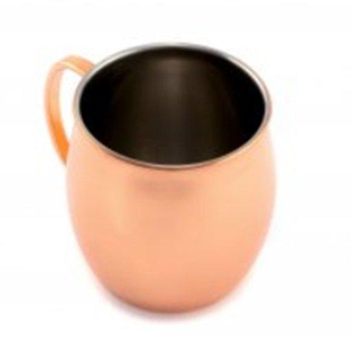 Кухоль нержавіюча сталь 560 мл мідним покриттям Московський мул рівна металева чашка