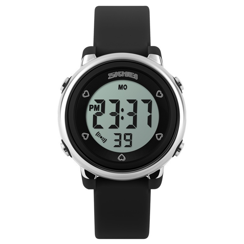 Skmei 1100 чорні дитячі спортивні годинник