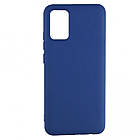 Чехол Silicone Case Full для Samsung A02s (A025) Blue, фото 4
