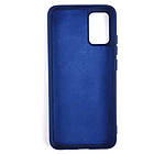 Чехол Silicone Case Full для Samsung A02s (A025) Blue, фото 3