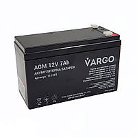 Аккумулятор свинцово-кислотный VARGO 12V - 7Ah клеммы F1