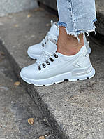 Дуже зручні кросівки з натуральної шкіри Код к107н колір білий, фото 1