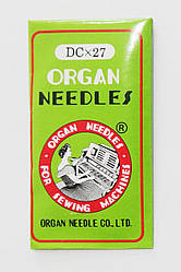 Голки для промислових оверлок машин Organ Needles DC * 27 №80 / 12