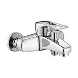 Змішувач для ванни вилив 20 см литий латунний Haiba Germes 009 EURO, фото 8