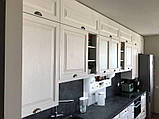 Кухня з масиву сосни в скандинавському стилі біла, фото 7