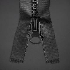 Блискавка готова пластикова та металева