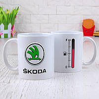 Чашка-хамелеон "Заправка Шкода" (Tank Up Skoda)
