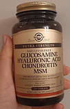Для суглобів і зв'язок Solgar Glucosamine Hyaluronic Acid Chondroitin MSM 120 таблеток, фото 6