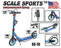 Самокат двухколесный Scale Sports SS-10 Тиффани Металлик Ручной тормоз