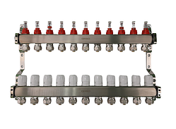 Колекторний вузол ORSO в зборі на 11 виходів Нержавійка SS304