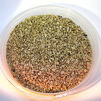 Кварцевий пісок колір карамелевий, фракція 2-5 мм Уп. 200 г