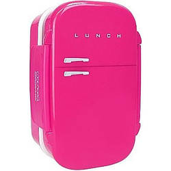 Ланчбокс рожевий харчовий контейнер для їжі