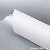 Рулонні штори Бостон Блекаут. Тканинні ролети Boston Blackout Білий 105-01, 350