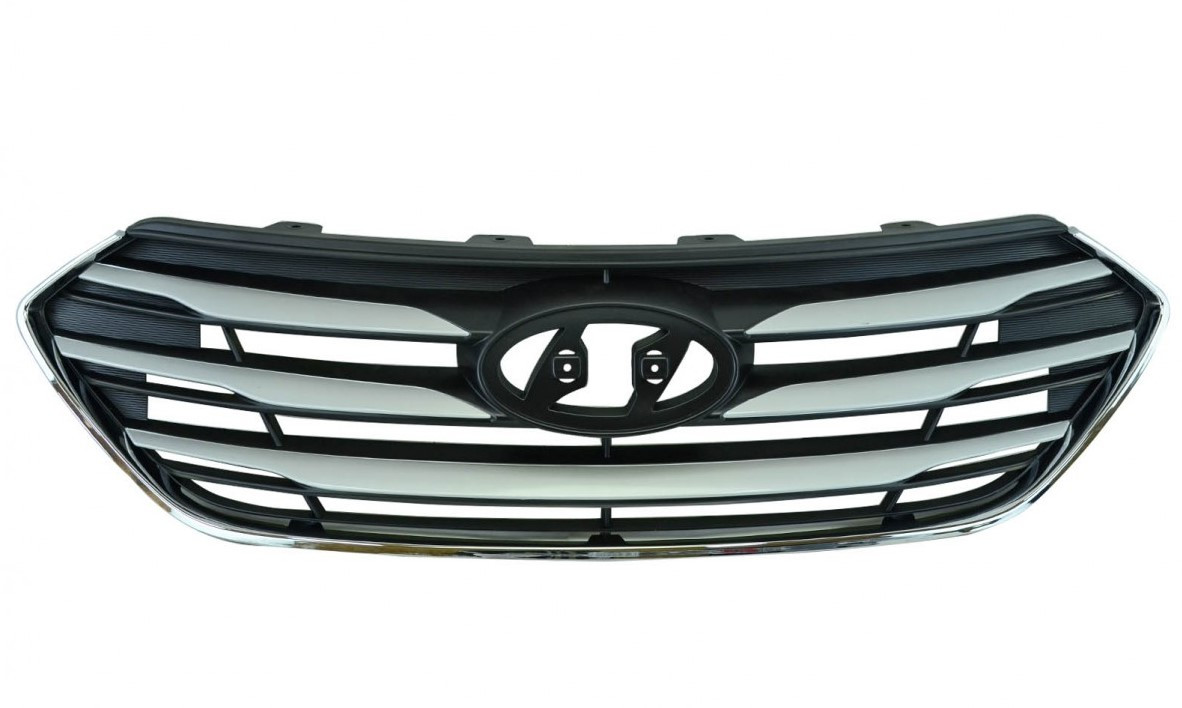 Решітка радіатора Hyundai Santa Fe 3 DM (2015-2018) рестайлінг 863502WAC0 SMS autoparts