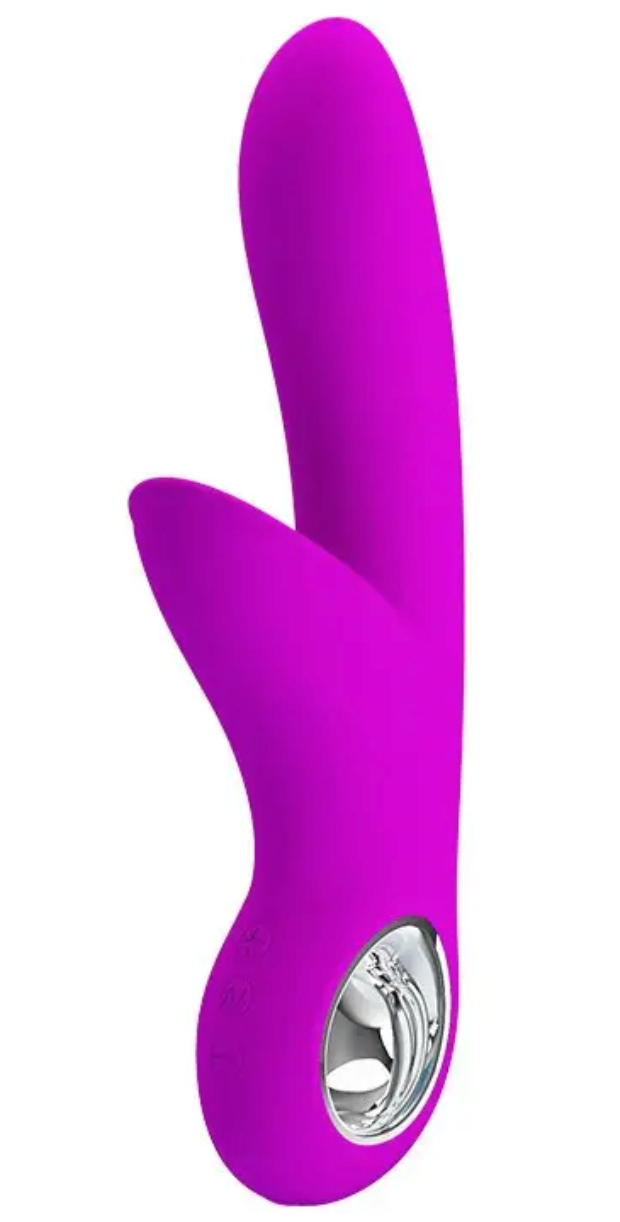 Вібратор зі стимулятором клітора Pretty Love Carol Vibrator, 19х3,3 см