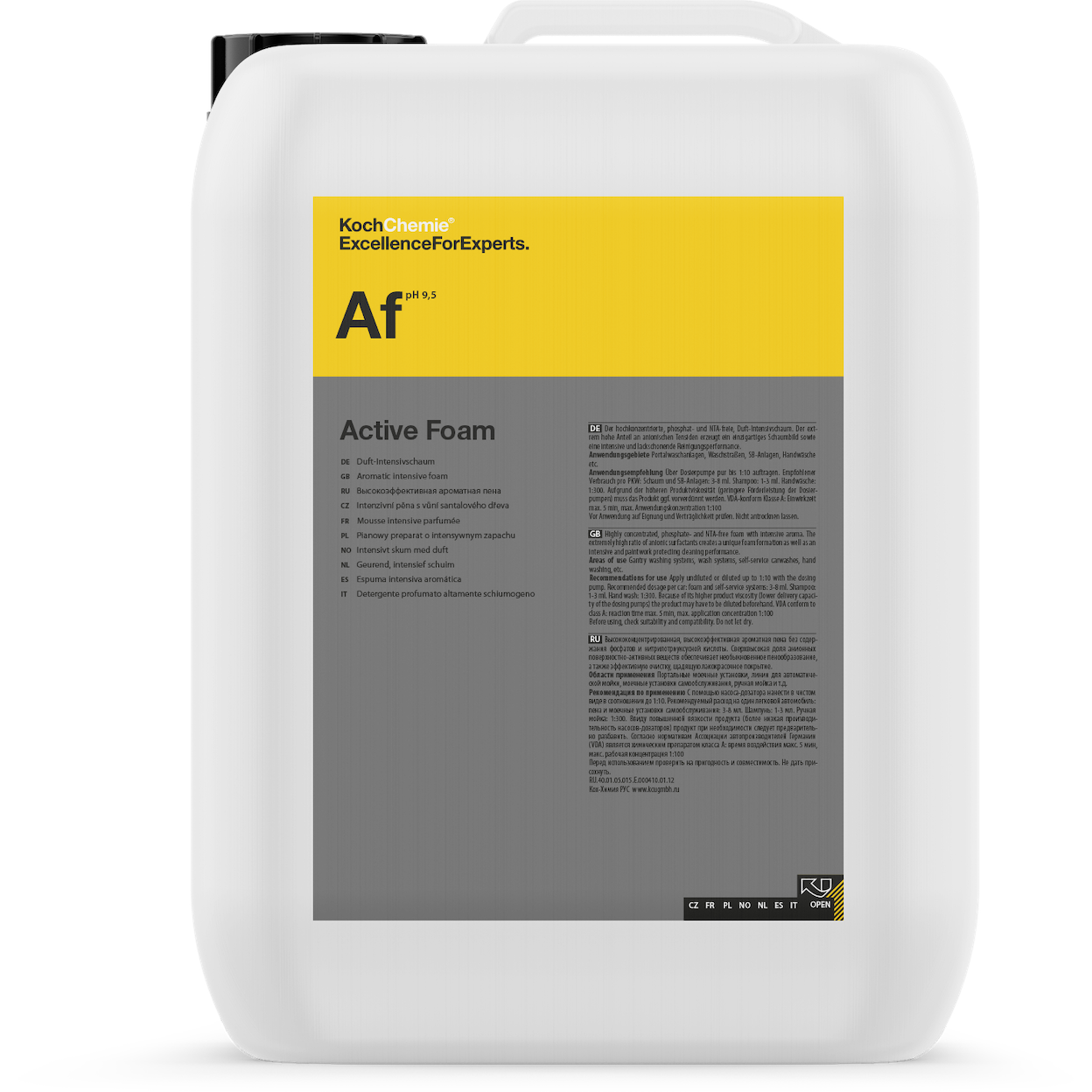 Шампунь-піна для миття авто з ароматом сандалу Koch Chemie Active Foam (Af), 10 кг