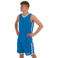 Форма баскетбольна чоловіча Lingo LD-8023 XL-5XL кольори в асортименті Голубий