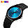 Skmei 1421 чорні з синім жіночі наручні годинники, фото 2