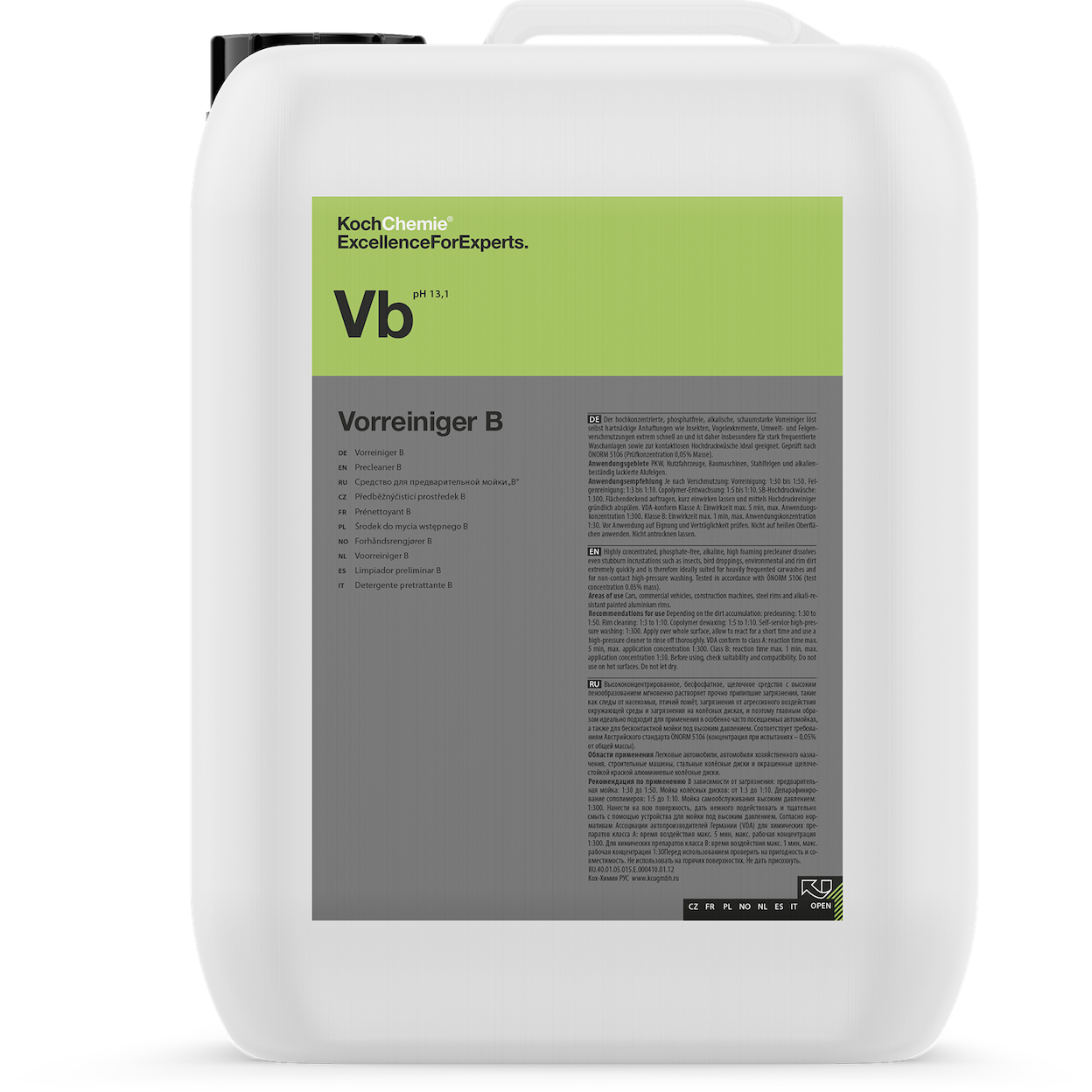Універсальний шампунь безконтактний (Multi Star) Koch Chemie Vorreiniger B (Vb), 5 кг, фото 1