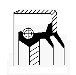 Сальник 66,67*115,92 вала MAN Corteco 01016915B