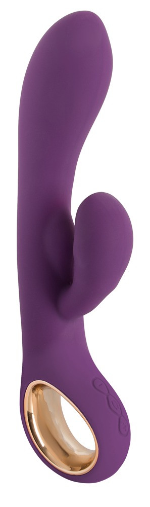 Вібратор із кліторальним відростком Rabbit Vibrator Petit Purple, 18,8х3,3 см