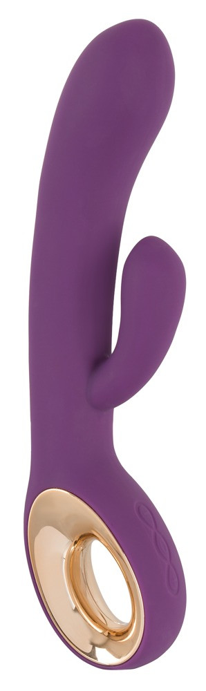 Вібратор із кліторальним відростком Rabbit Vibrator Grand Purple, 23,2х4 см