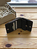 Жіночий шкіряний гаманець SKYE коричневий (тиснення рептилія), фото 4