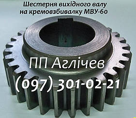 Шестірня на вал вихідний на кремозбивання, збивальну машину МВУ-60, МВУ60