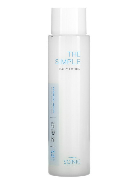 Слабокислотний лосьйон Scinic The Simple Daily Lotion 145 мл