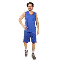 Форма баскетбольна чоловіча Lingo LD-8002 L-5XL кольори в асортименті Синій
